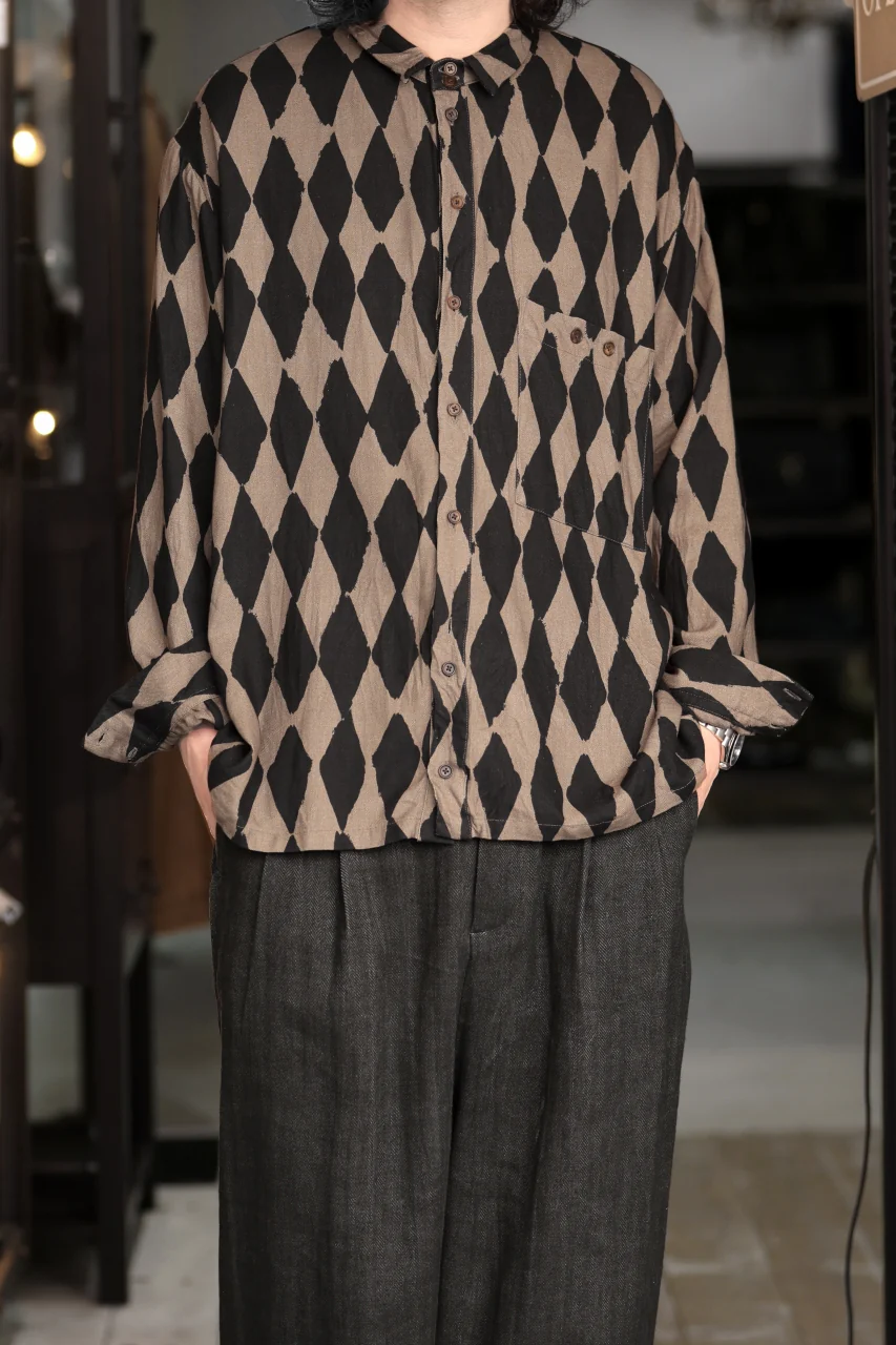 Aleksandr Manamis exclusive HARLEQUIN SHORT COLLAR REGULAR SHIRT (HARLEQUIN) - Image 30