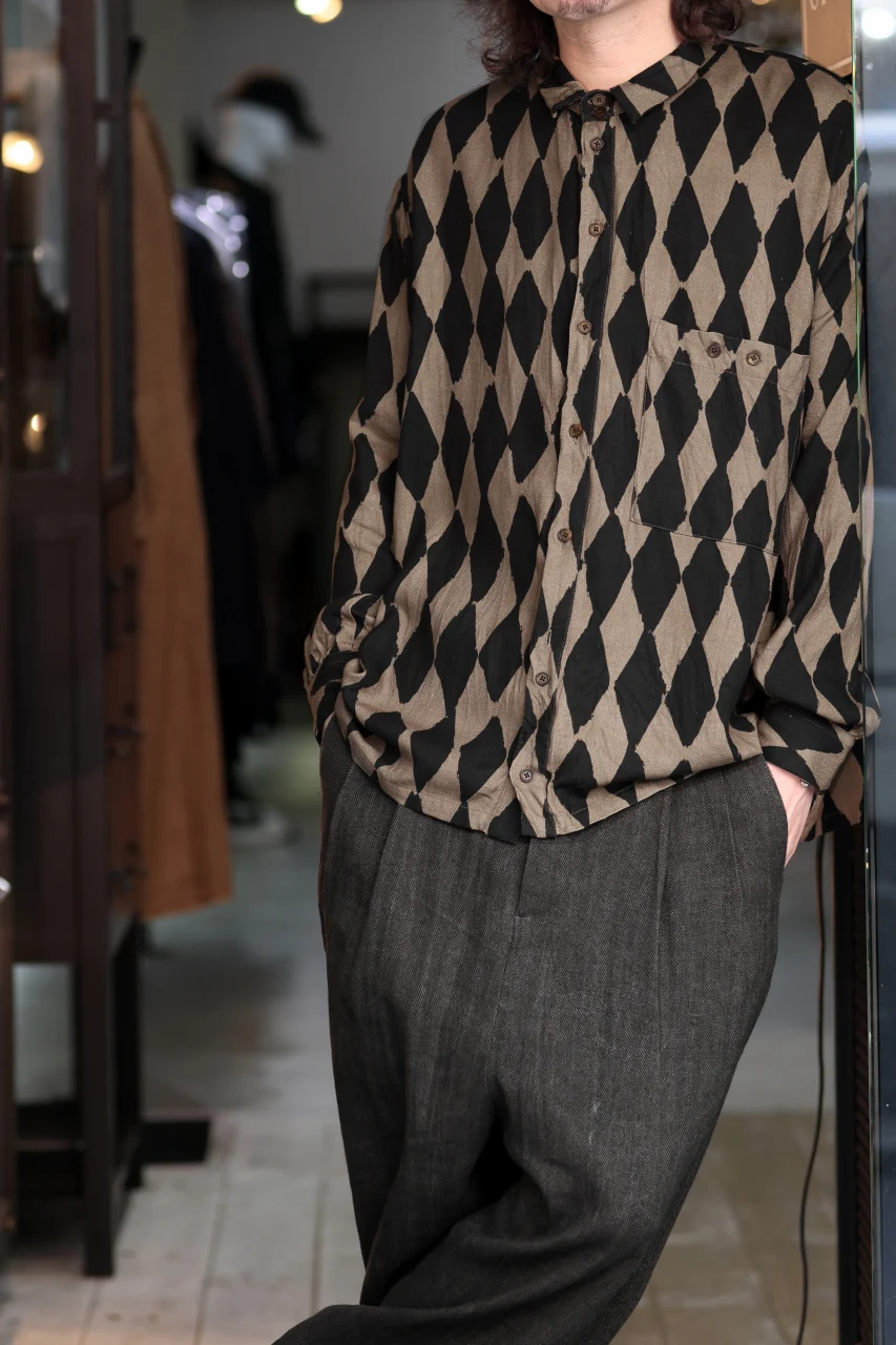 Aleksandr Manamis exclusive HARLEQUIN SHORT COLLAR REGULAR SHIRT (HARLEQUIN) - Image 31