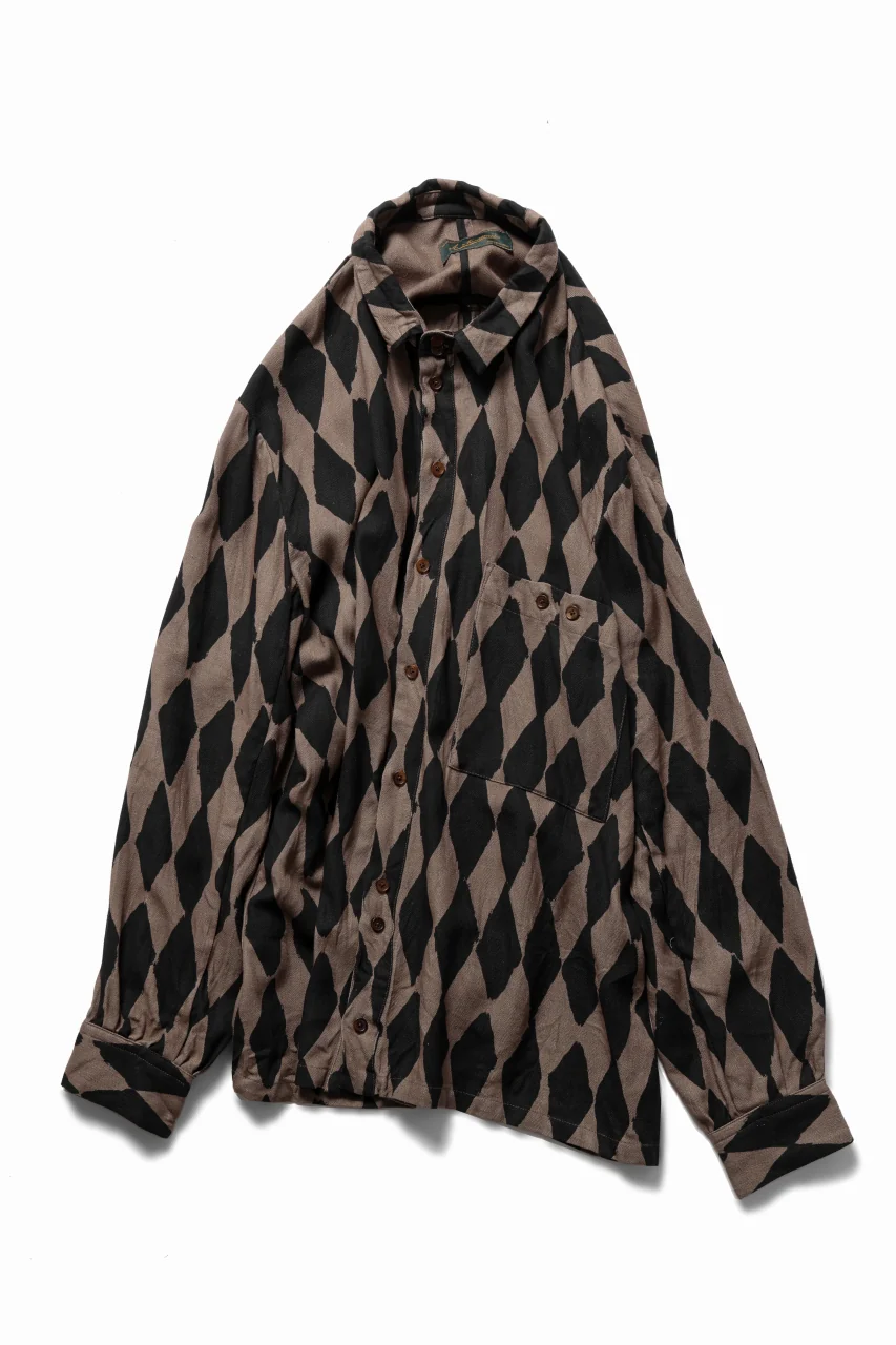 Aleksandr Manamis exclusive HARLEQUIN SHORT COLLAR REGULAR SHIRT (HARLEQUIN) - Image 5