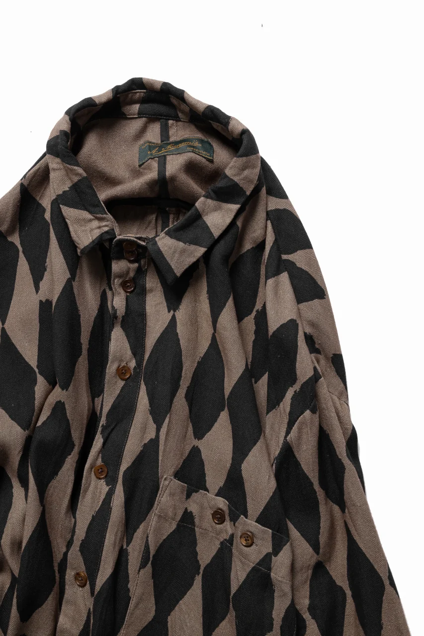 Aleksandr Manamis exclusive HARLEQUIN SHORT COLLAR REGULAR SHIRT (HARLEQUIN) - Image 7