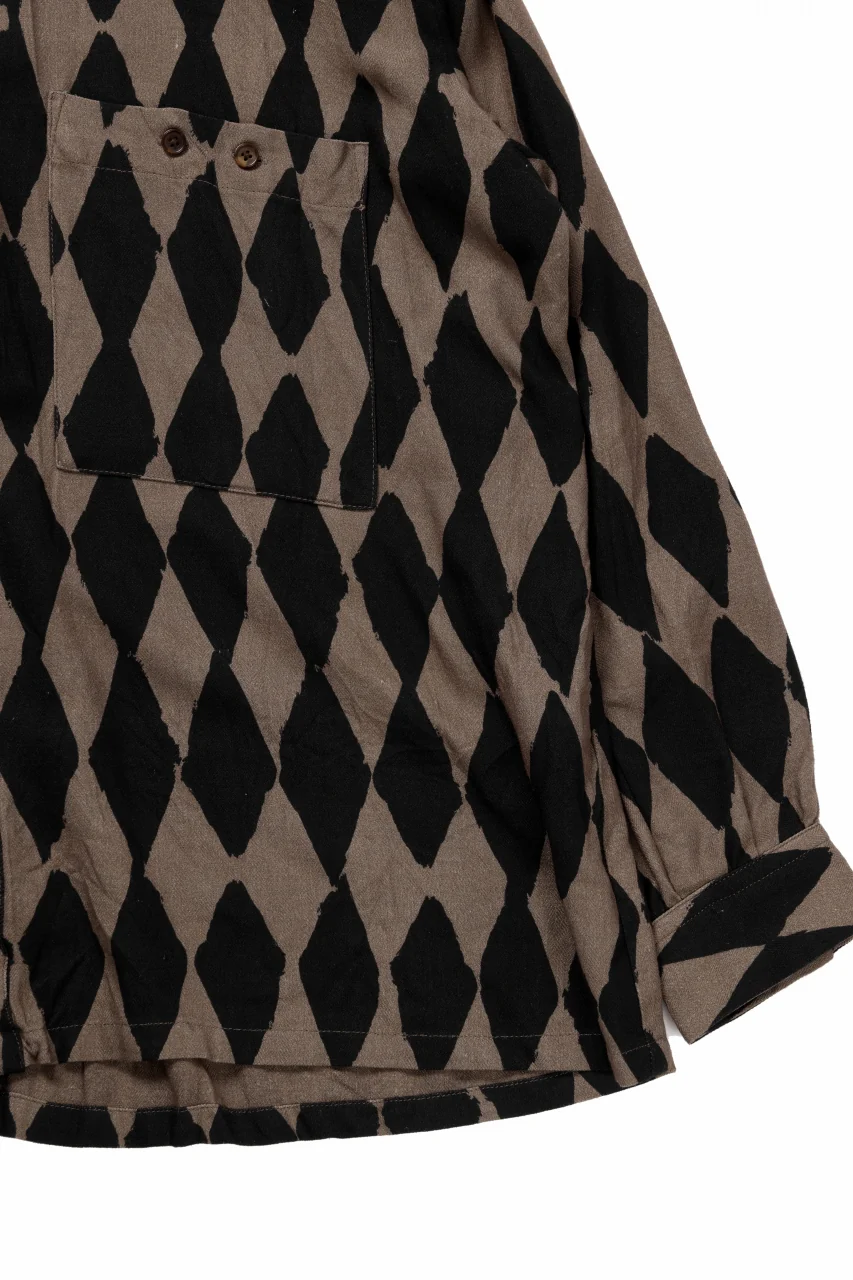 Aleksandr Manamis exclusive HARLEQUIN SHORT COLLAR REGULAR SHIRT (HARLEQUIN) - Image 9