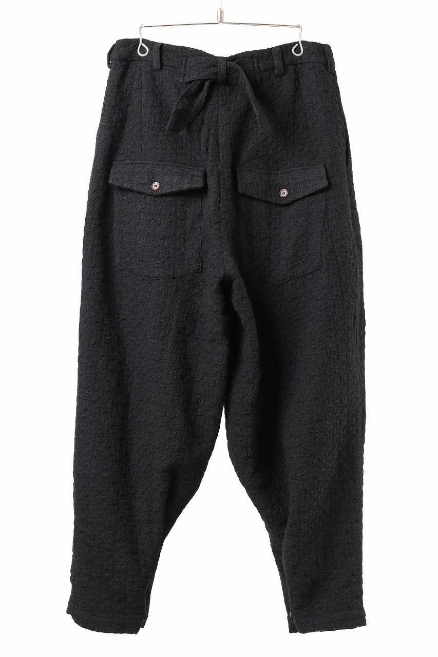 Aleksandr Manamis exclusive WOOLEN POCKET WIDE PANT (BLACK) - Image 11
