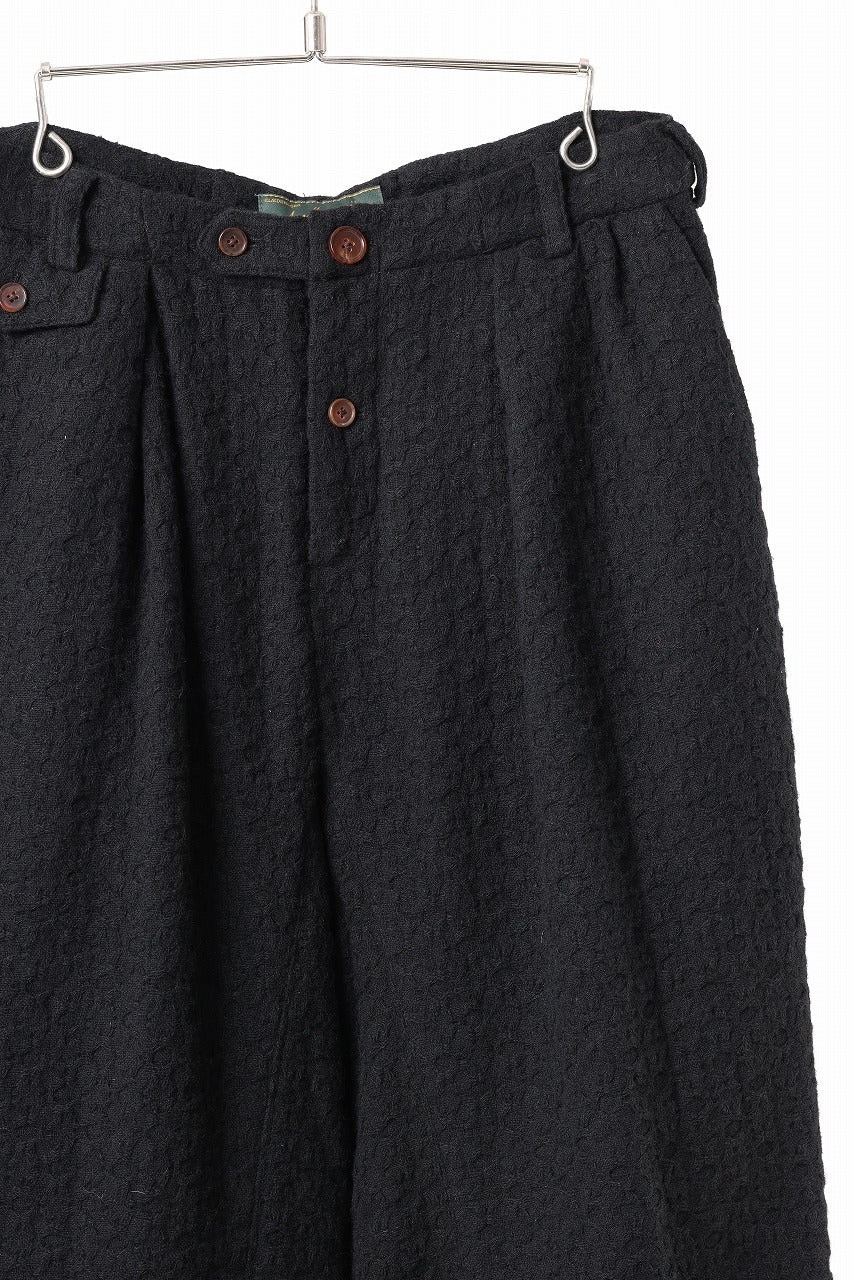 Aleksandr Manamis exclusive WOOLEN POCKET WIDE PANT (BLACK) - Image 13