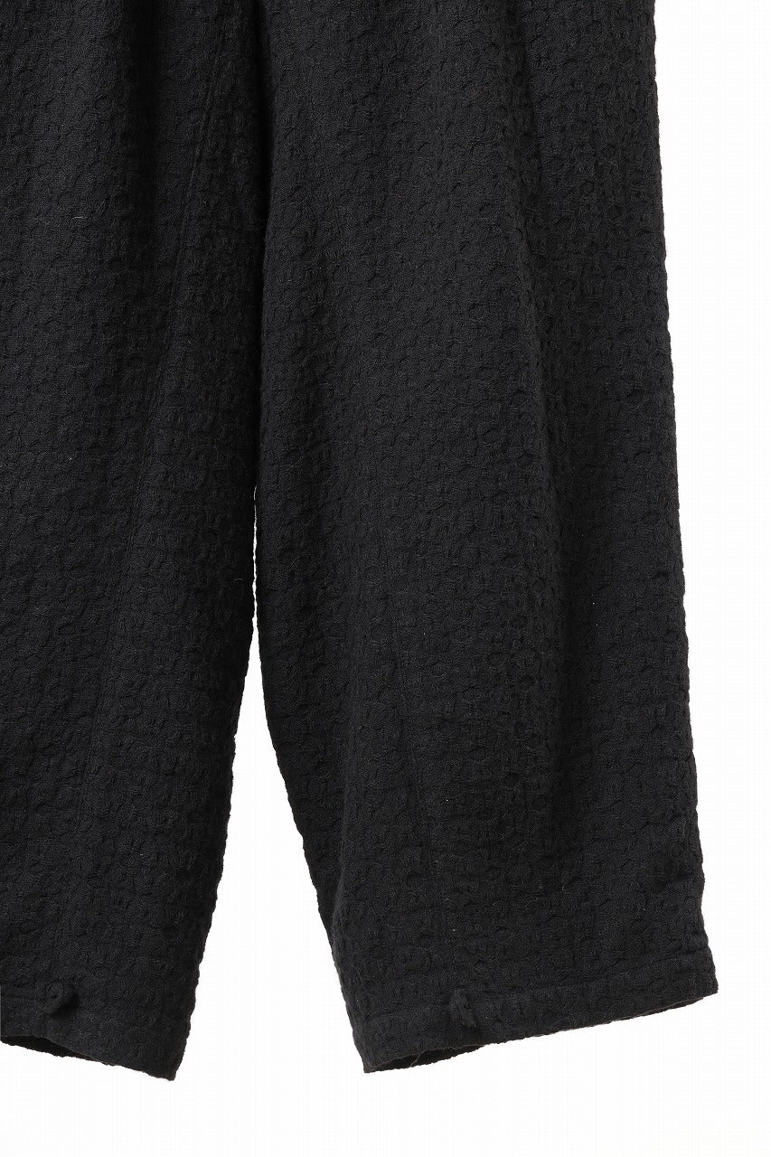 Aleksandr Manamis exclusive WOOLEN POCKET WIDE PANT (BLACK) - Image 15