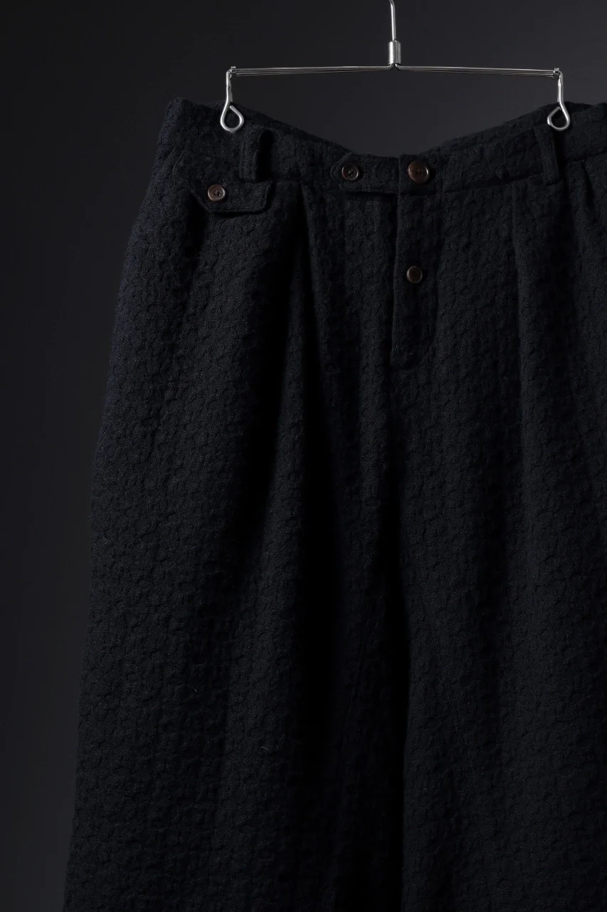Aleksandr Manamis exclusive WOOLEN POCKET WIDE PANT (BLACK) - Image 28