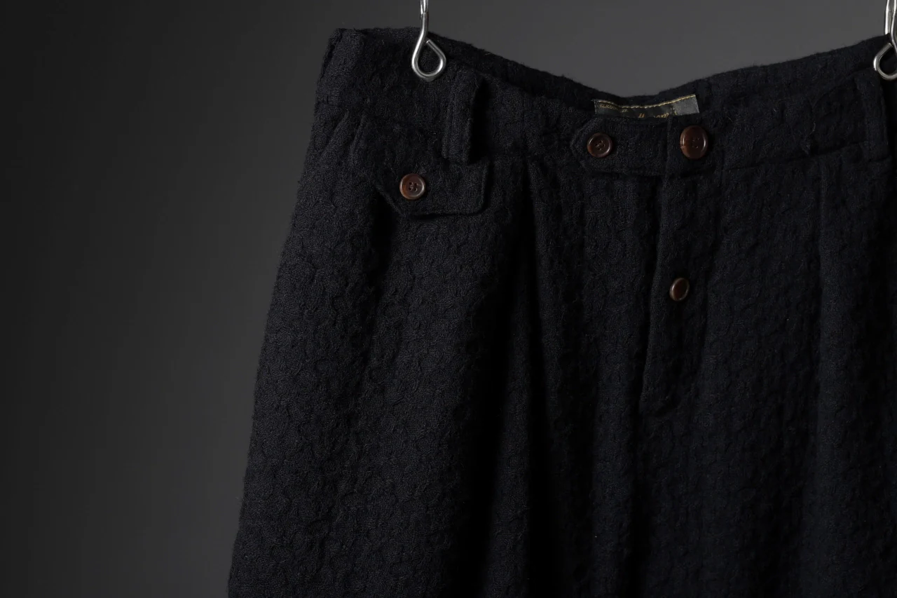 Aleksandr Manamis exclusive WOOLEN POCKET WIDE PANT (BLACK) - Image 30