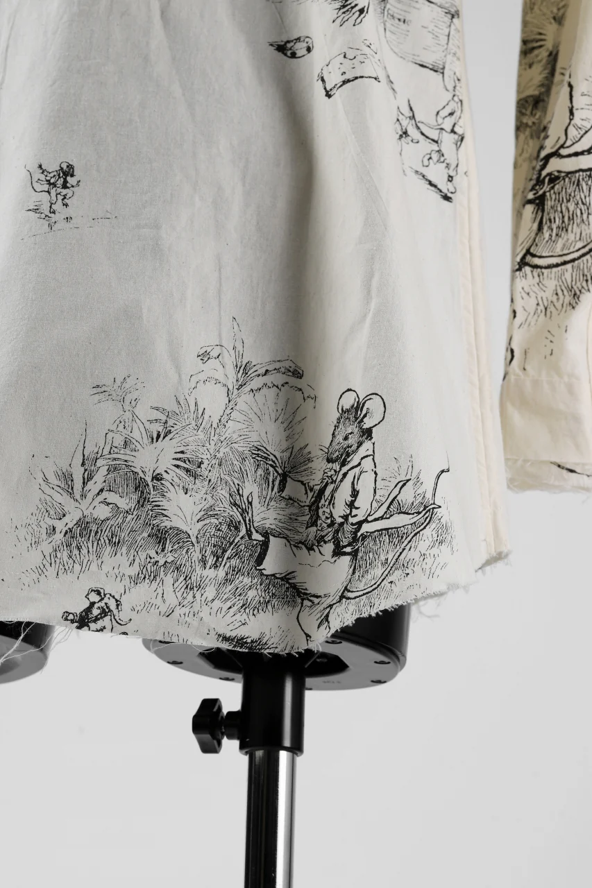 Aleksandr Manamis Fable Patterned Shirt (ECRU) - Image 15