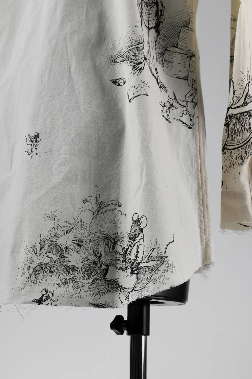 Aleksandr Manamis Fable Patterned Shirt (ECRU) - Image 18