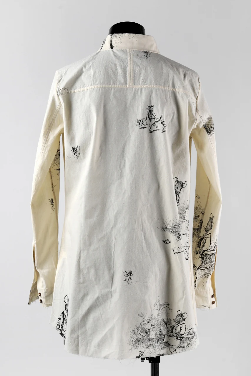 Aleksandr Manamis Fable Patterned Shirt (ECRU) - Image 3