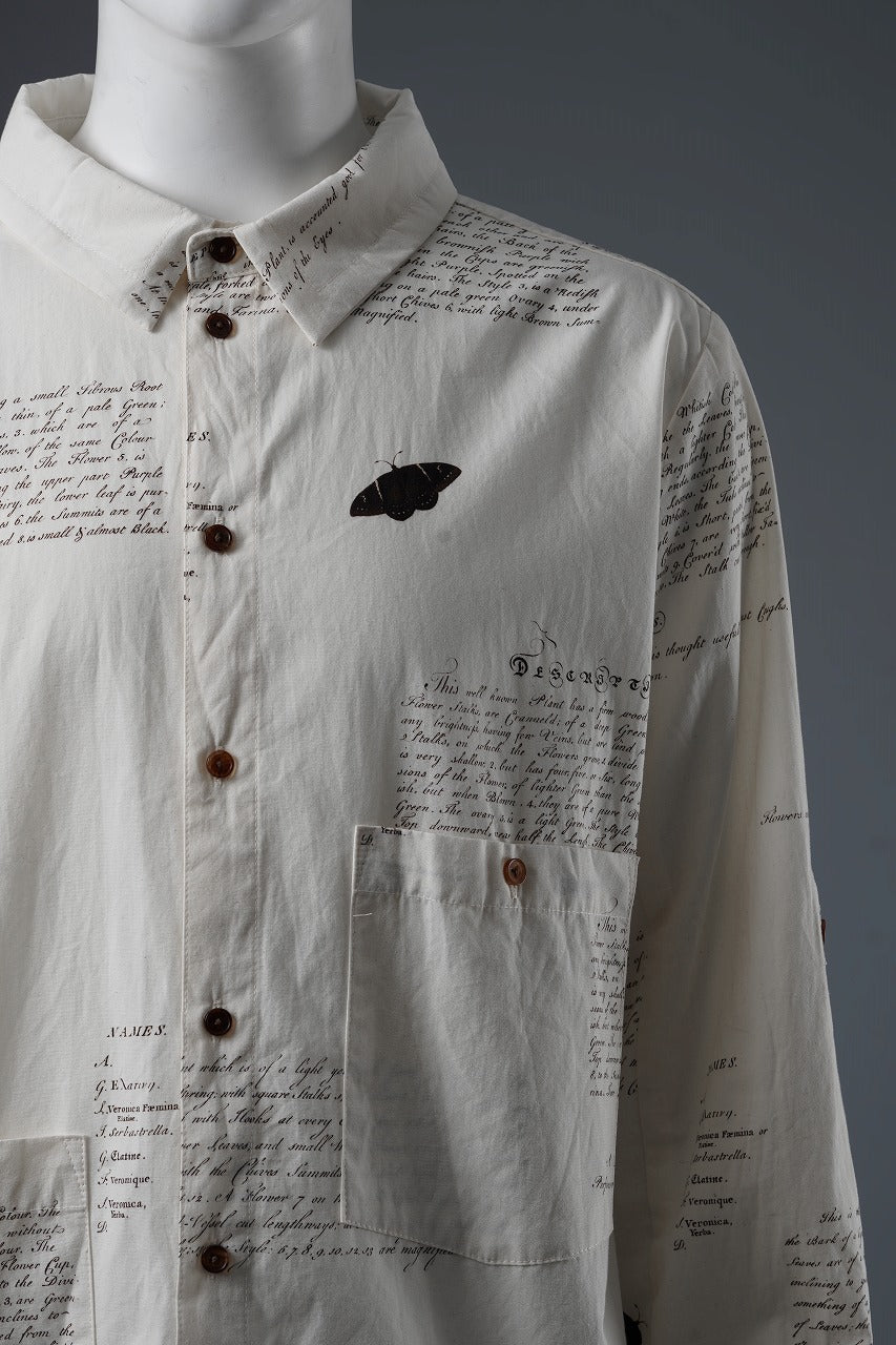 Aleksandr Manamis HERBARIUM NOTES CLASSIC SHIRT (HERBARIUM NOTES) - Image 10