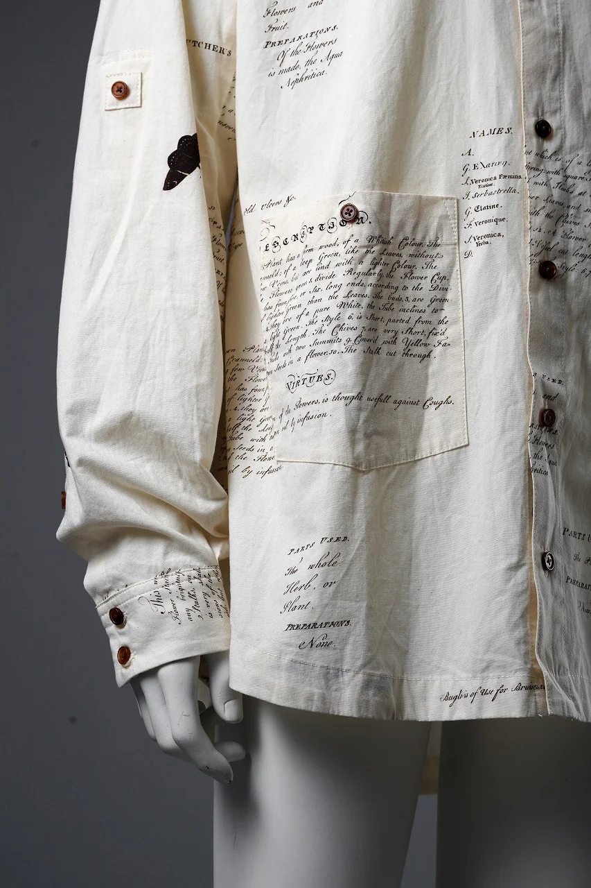 Aleksandr Manamis HERBARIUM NOTES CLASSIC SHIRT (HERBARIUM NOTES) - Image 12