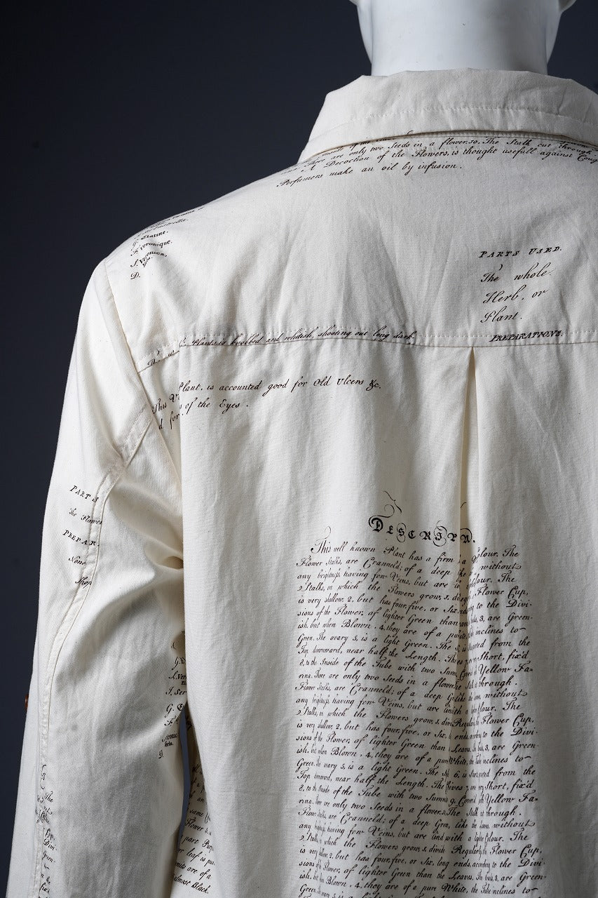 Aleksandr Manamis HERBARIUM NOTES CLASSIC SHIRT (HERBARIUM NOTES) - Image 14