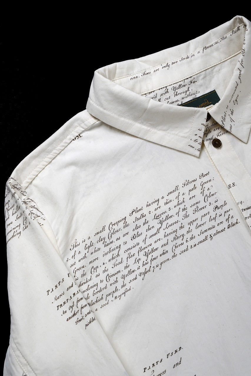 Aleksandr Manamis HERBARIUM NOTES CLASSIC SHIRT (HERBARIUM NOTES) - Image 18