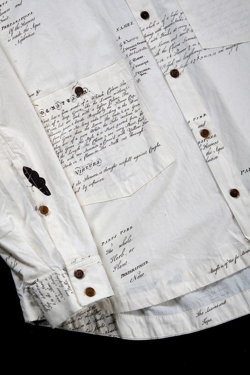 Aleksandr Manamis HERBARIUM NOTES CLASSIC SHIRT (HERBARIUM NOTES) - Image 19