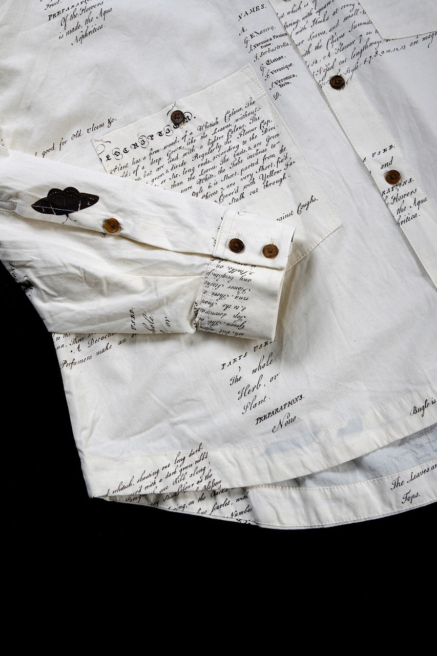 Aleksandr Manamis HERBARIUM NOTES CLASSIC SHIRT (HERBARIUM NOTES) - Image 20