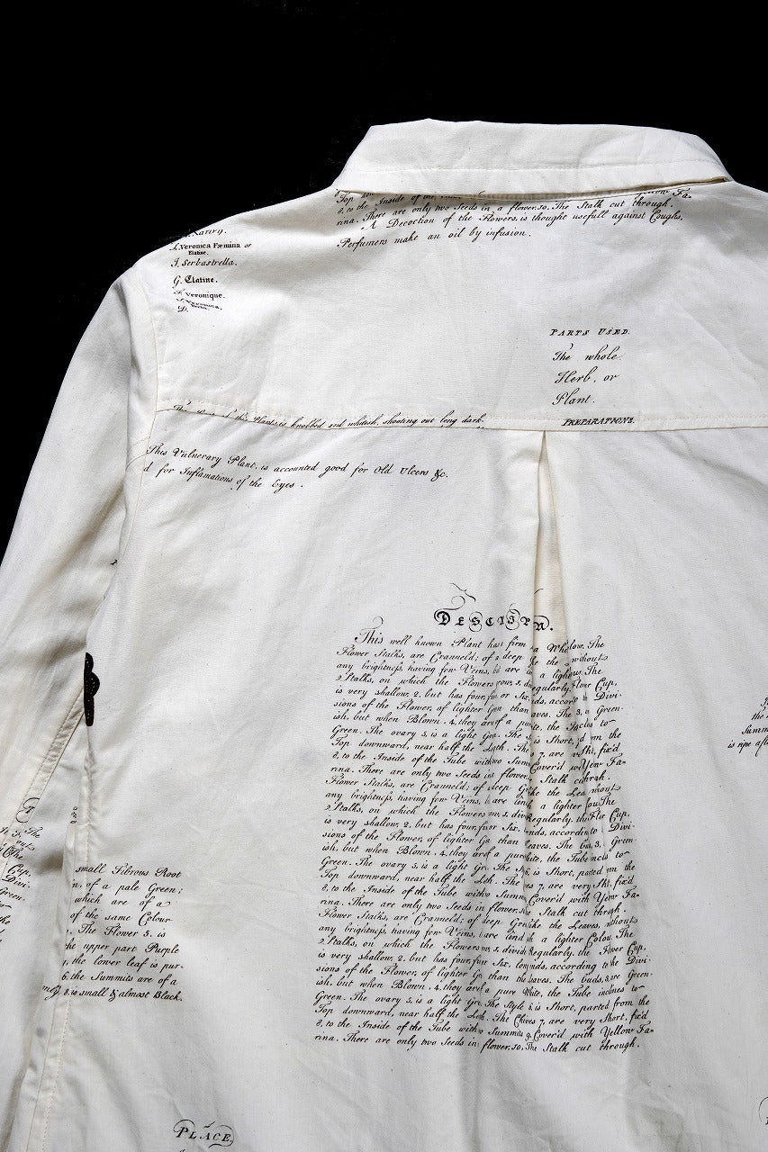 Aleksandr Manamis HERBARIUM NOTES CLASSIC SHIRT (HERBARIUM NOTES) - Image 21