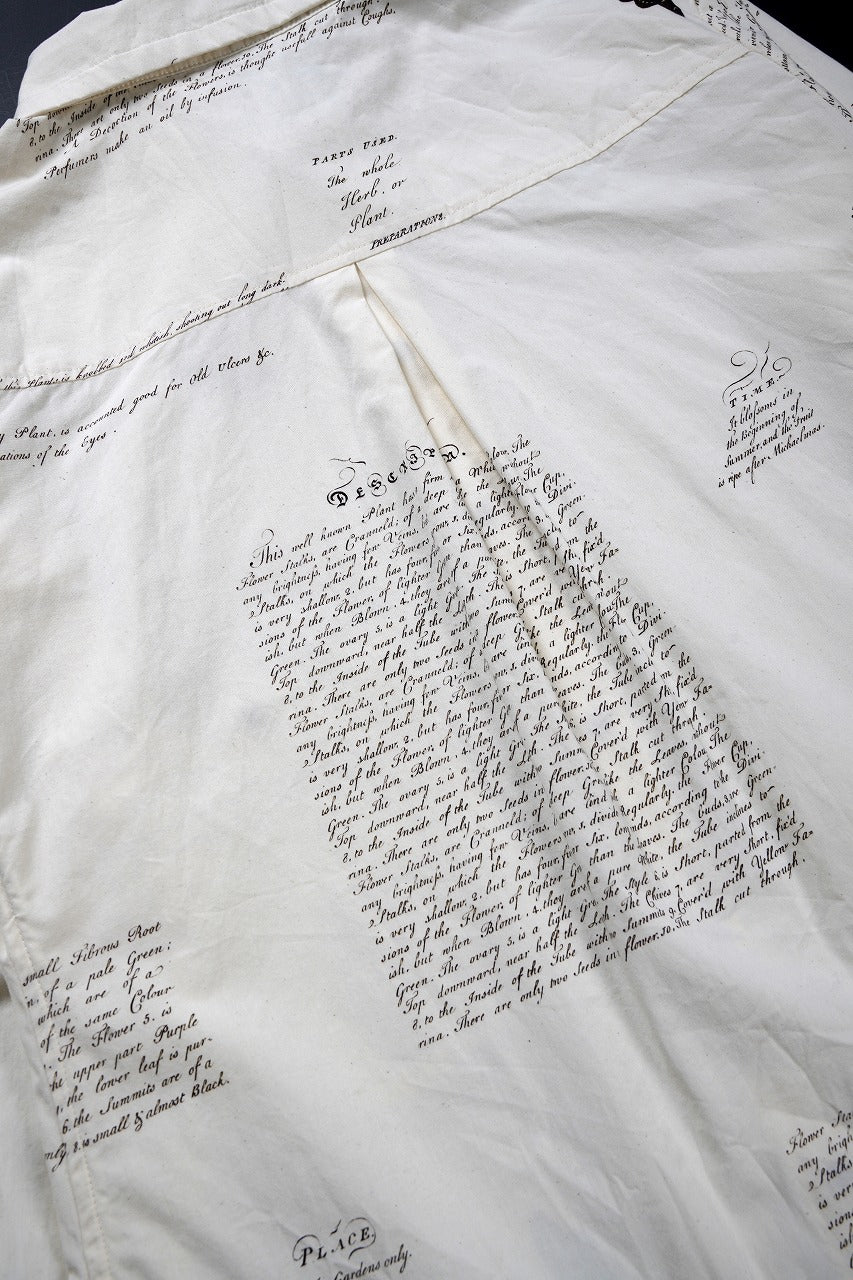 Aleksandr Manamis HERBARIUM NOTES CLASSIC SHIRT (HERBARIUM NOTES) - Image 23