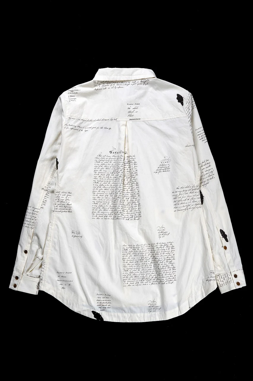 Aleksandr Manamis HERBARIUM NOTES CLASSIC SHIRT (HERBARIUM NOTES) - Image 9