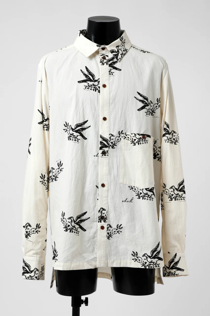 Aleksandr Manamis Hidden Heart Shirt (WHITE PRINT)