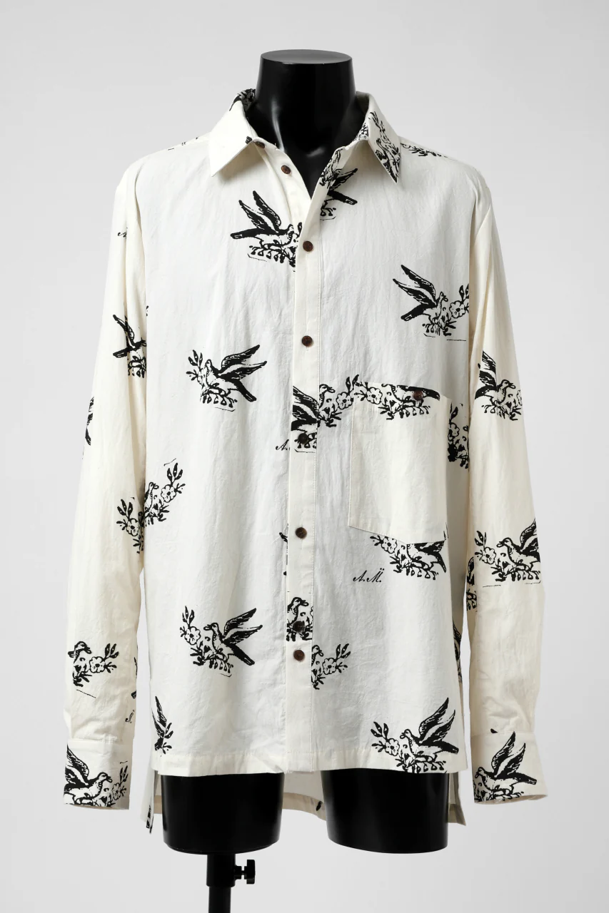 Aleksandr Manamis Hidden Heart Shirt (WHITE PRINT) - Image 3