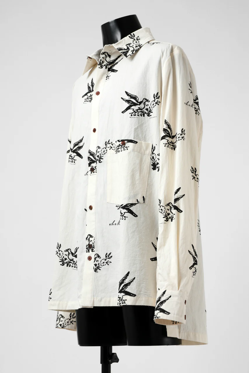 Aleksandr Manamis Hidden Heart Shirt (WHITE PRINT) - Image 4