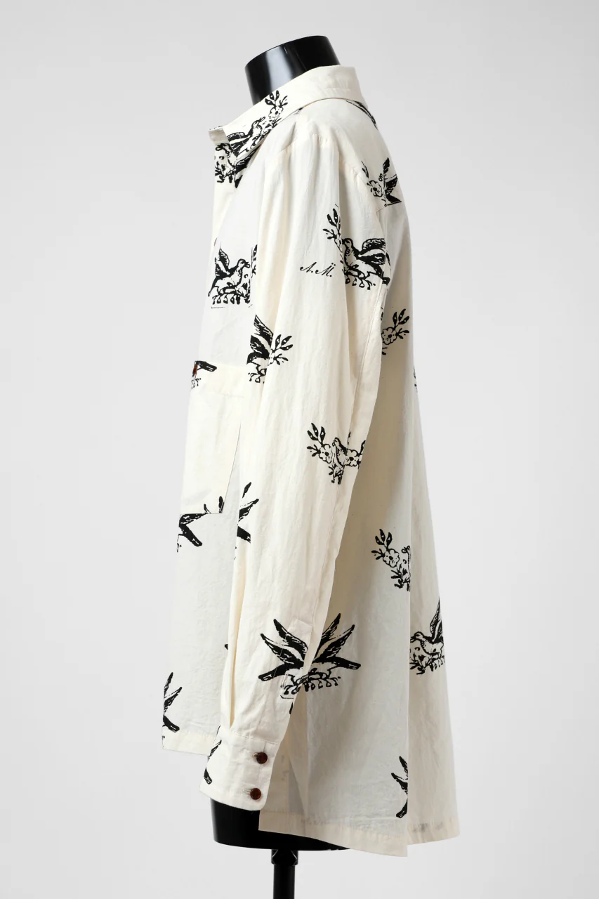 Aleksandr Manamis Hidden Heart Shirt (WHITE PRINT) - Image 5