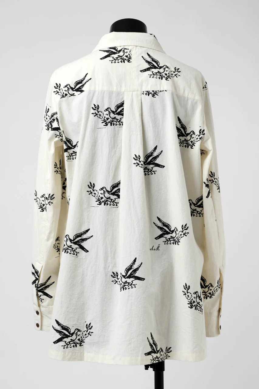 Aleksandr Manamis Hidden Heart Shirt (WHITE PRINT) - Image 6