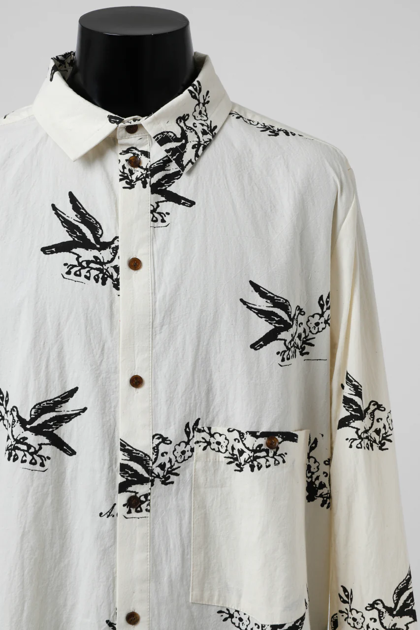 Aleksandr Manamis Hidden Heart Shirt (WHITE PRINT) - Image 9