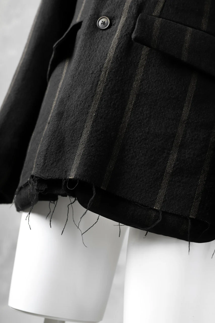 Aleksandr Manamis High Slit Drop Pocket Jacket - Image 11
