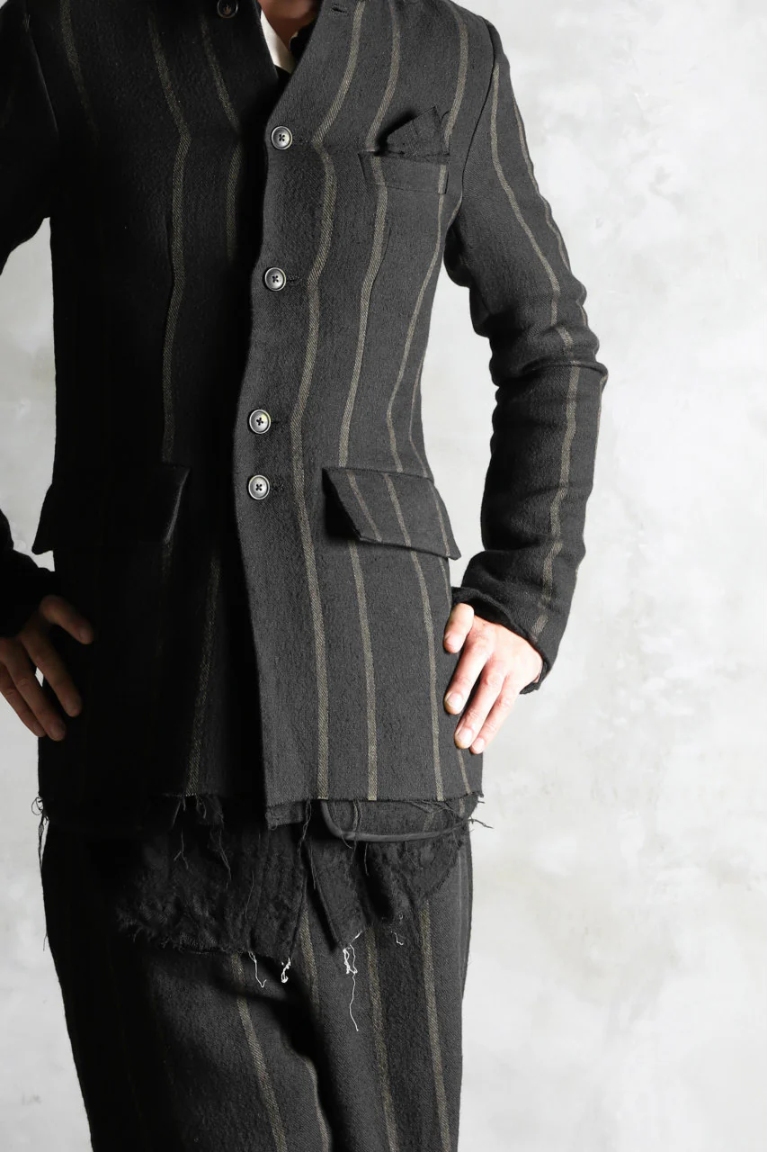 Aleksandr Manamis High Slit Drop Pocket Jacket - Image 27
