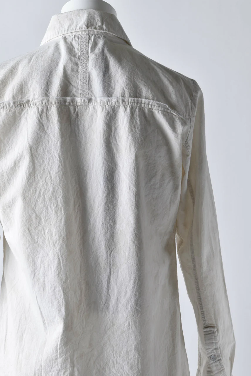Aleksandr Manamis LAYERED PLACKET SHIRT / Tea Stain Dyed - Image 13