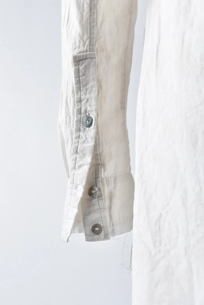 Aleksandr Manamis LAYERED PLACKET SHIRT / Tea Stain Dyed - Image 15