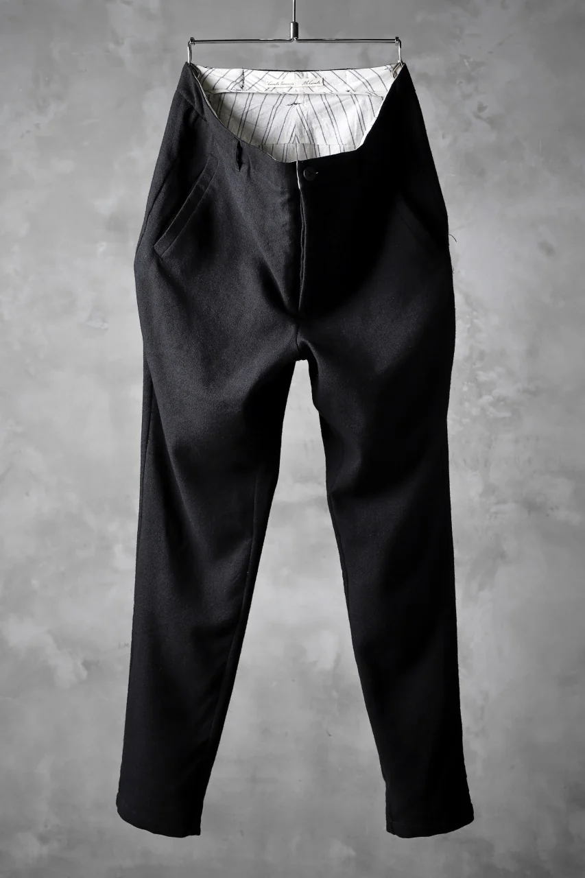 Aleksandr Manamis Lean Slim tapered pants / wool+linen cloth