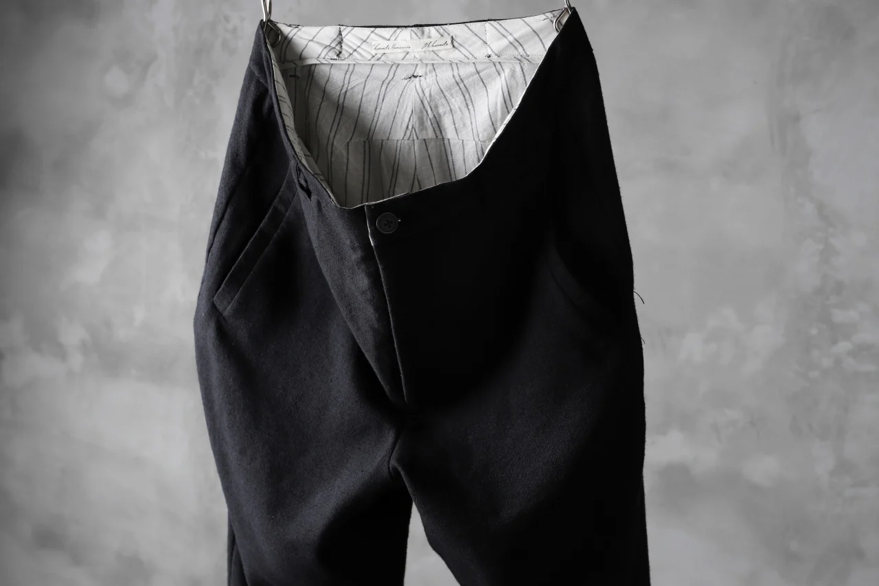 Aleksandr Manamis Lean Slim tapered pants / wool+linen cloth - Image 13