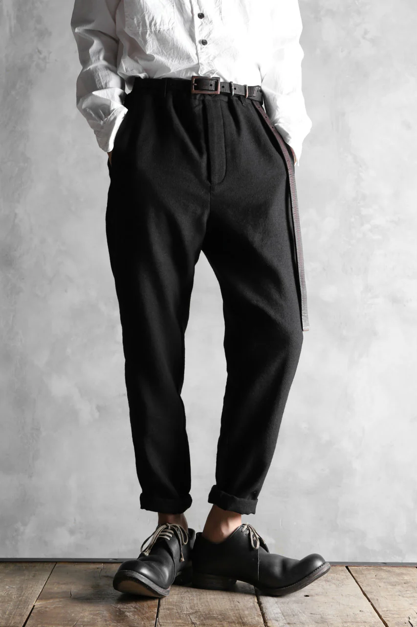 Aleksandr Manamis Lean Slim tapered pants / wool+linen cloth - Image 15