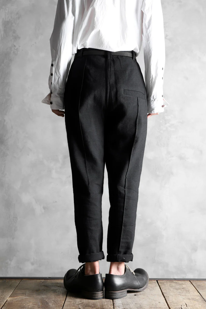 Aleksandr Manamis Lean Slim tapered pants / wool+linen cloth - Image 18