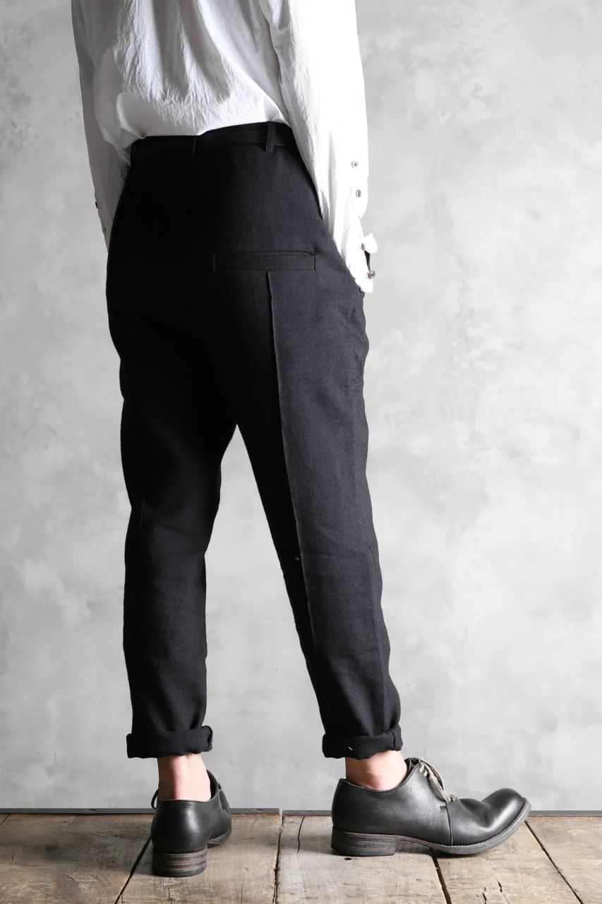 Aleksandr Manamis Lean Slim tapered pants / wool+linen cloth - Image 19