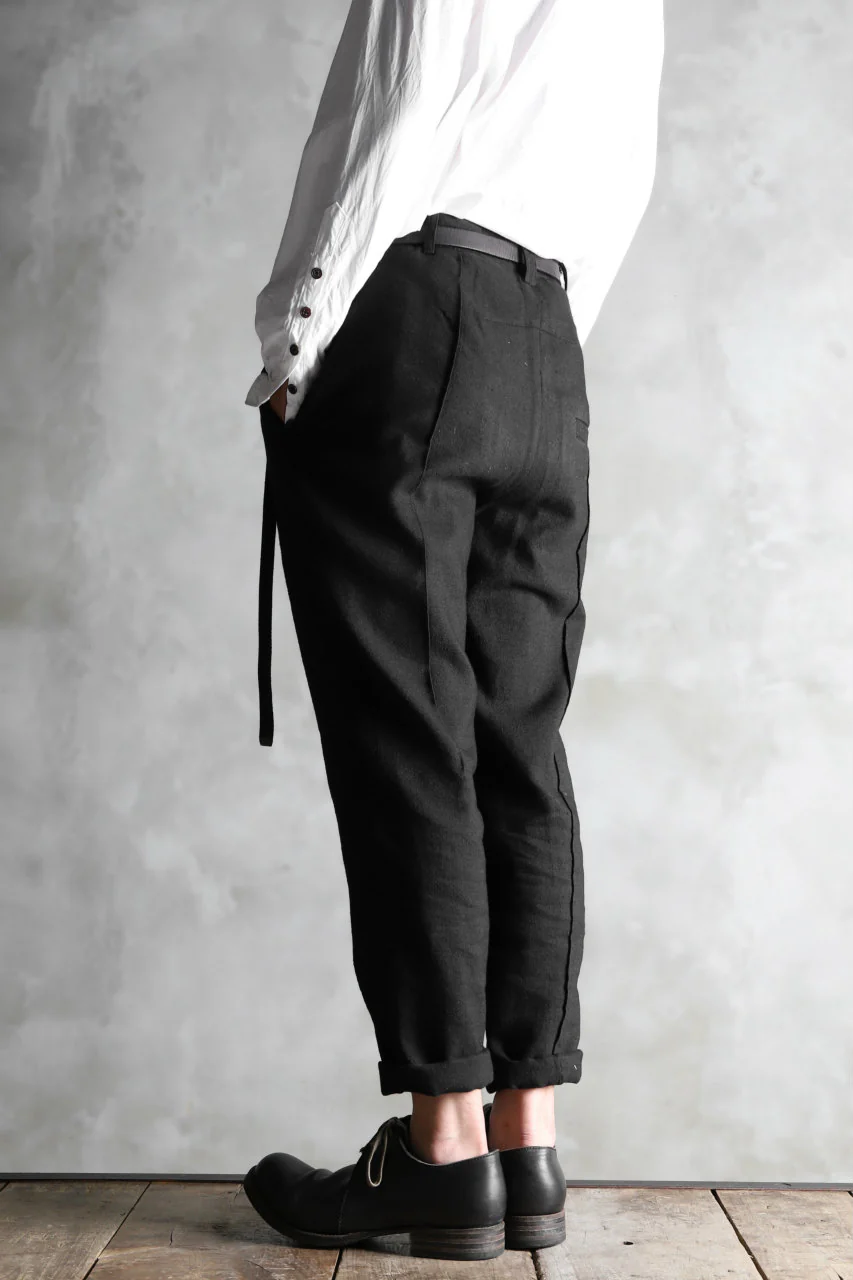 Aleksandr Manamis Lean Slim tapered pants / wool+linen cloth - Image 20