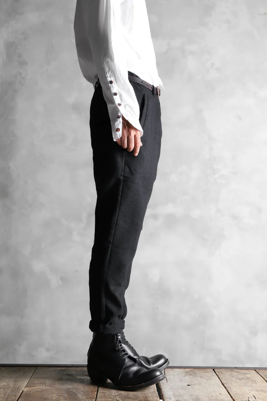 Aleksandr Manamis Lean Slim tapered pants / wool+linen cloth - Image 24