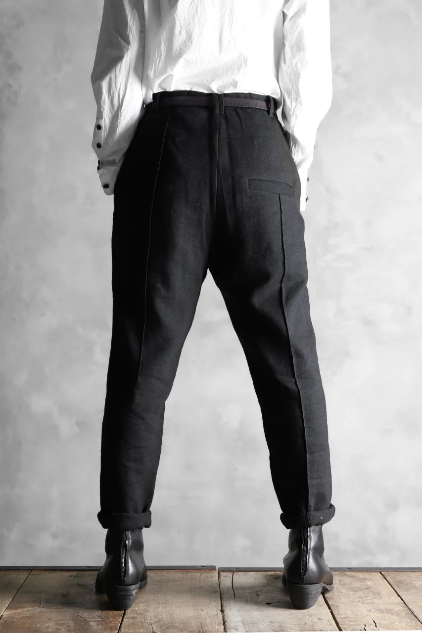 Aleksandr Manamis Lean Slim tapered pants / wool+linen cloth - Image 27