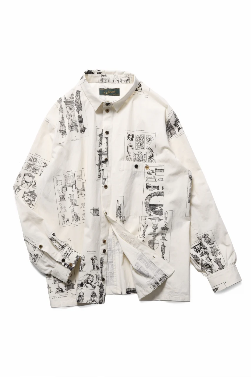 Aleksandr Manamis LES CREATURES SHORT COLLAR REGULAR SHIRT (ORNAMENT) - Image 2
