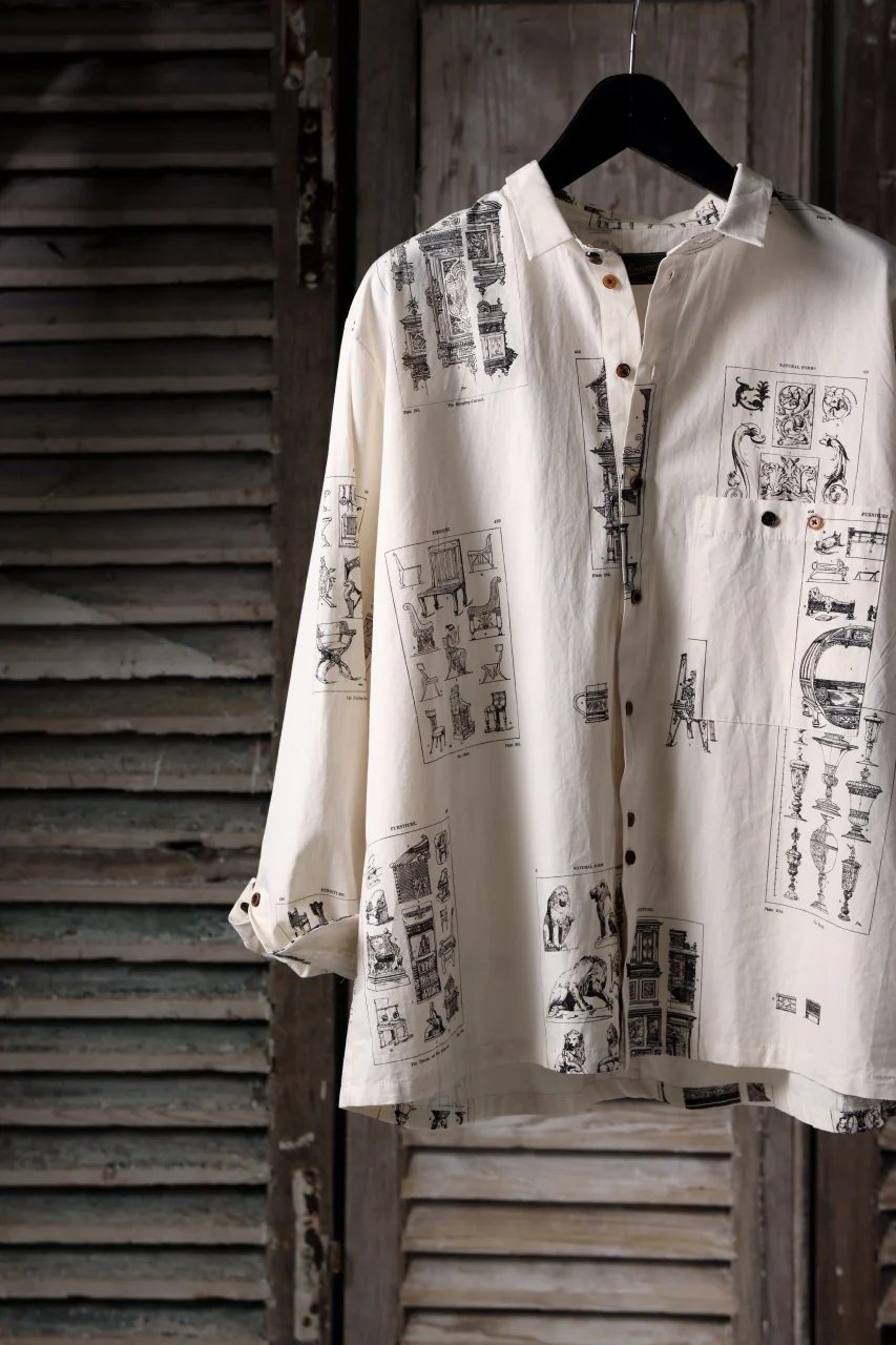 Aleksandr Manamis LES CREATURES SHORT COLLAR REGULAR SHIRT (ORNAMENT) - Image 29