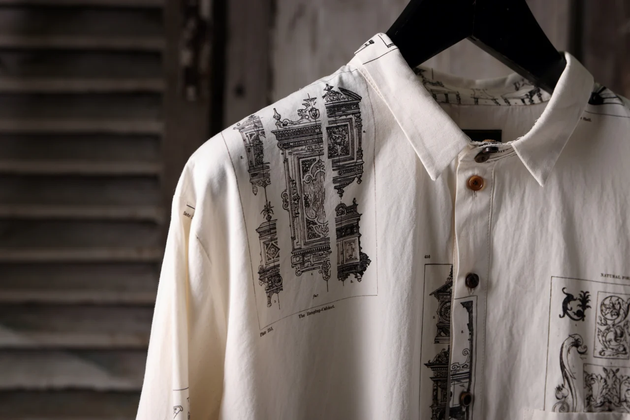 Aleksandr Manamis LES CREATURES SHORT COLLAR REGULAR SHIRT (ORNAMENT) - Image 32