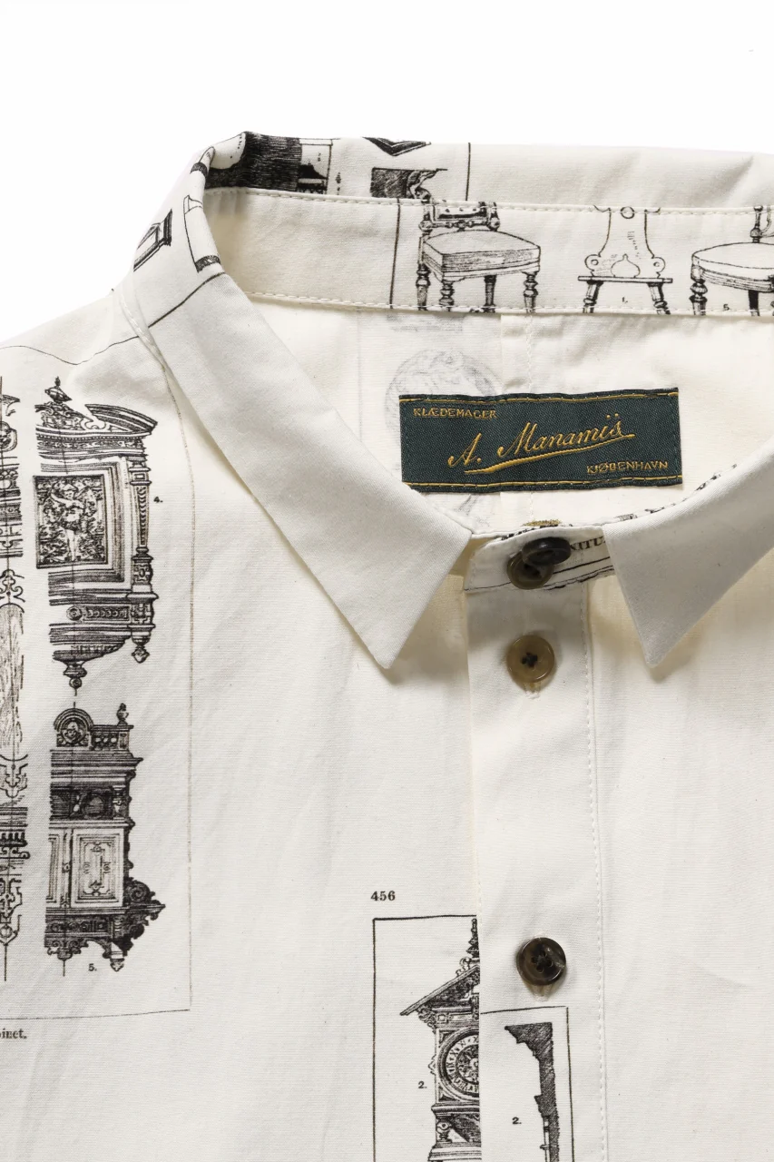 Aleksandr Manamis LES CREATURES SHORT COLLAR REGULAR SHIRT (ORNAMENT) - Image 8
