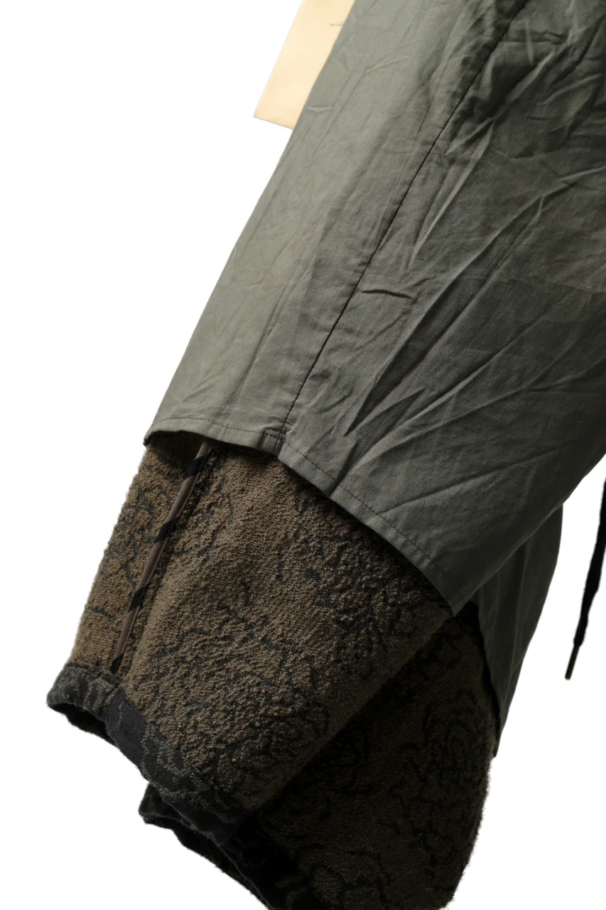 Aleksandr Manamis Loose Cropped Pant  / Jacquard (BLACK BROWN) - Image 17