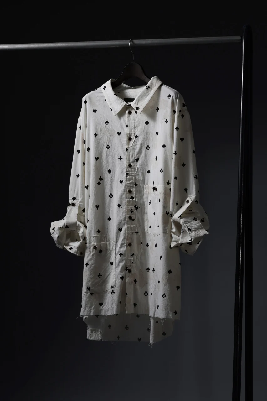Aleksandr Manamis Mended Shirt / Tea Stain Dyed Cotton Gauze (QUATRE) - Image 29