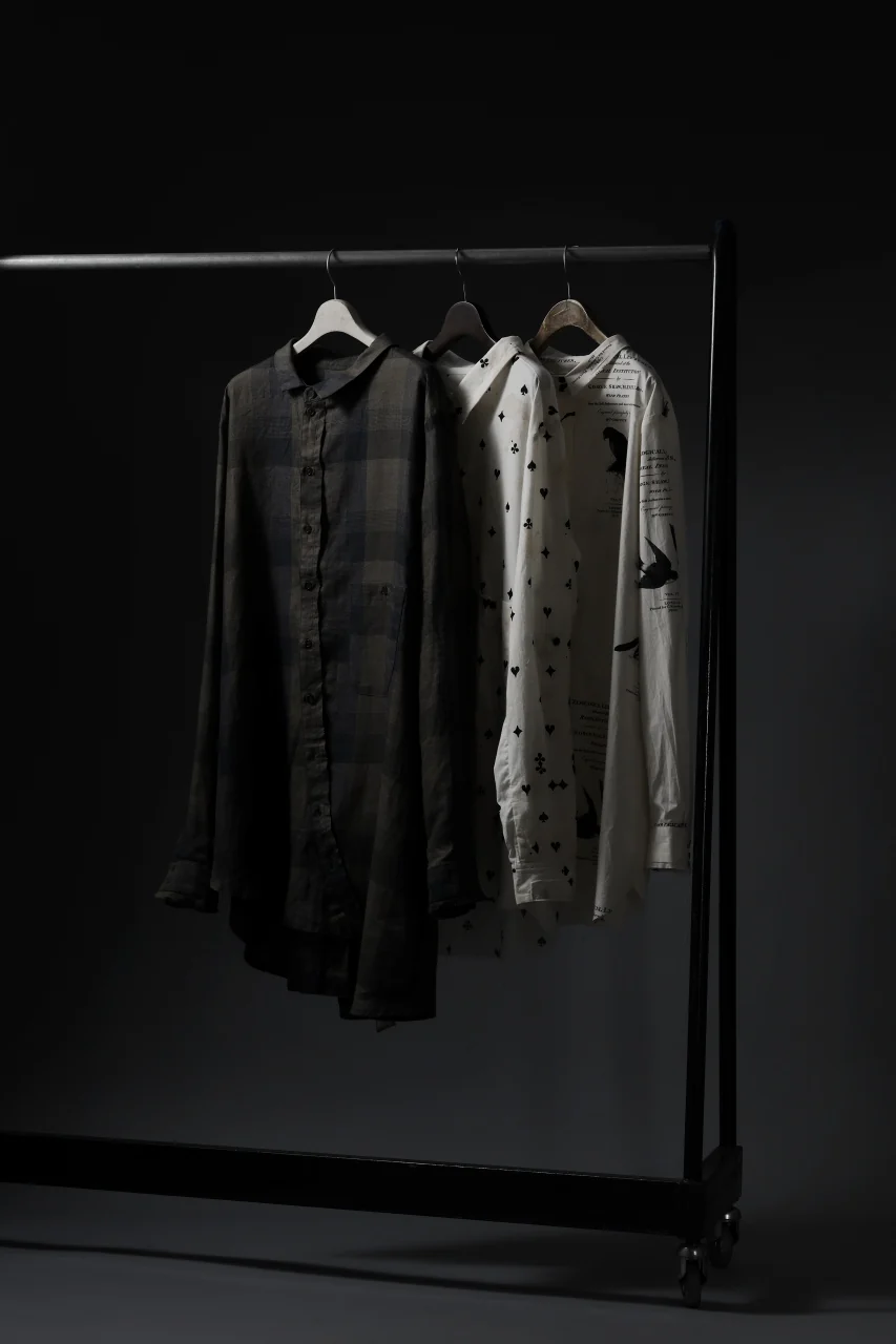 Aleksandr Manamis Mended Shirt / Tea Stain Dyed Cotton Gauze (QUATRE) - Image 33