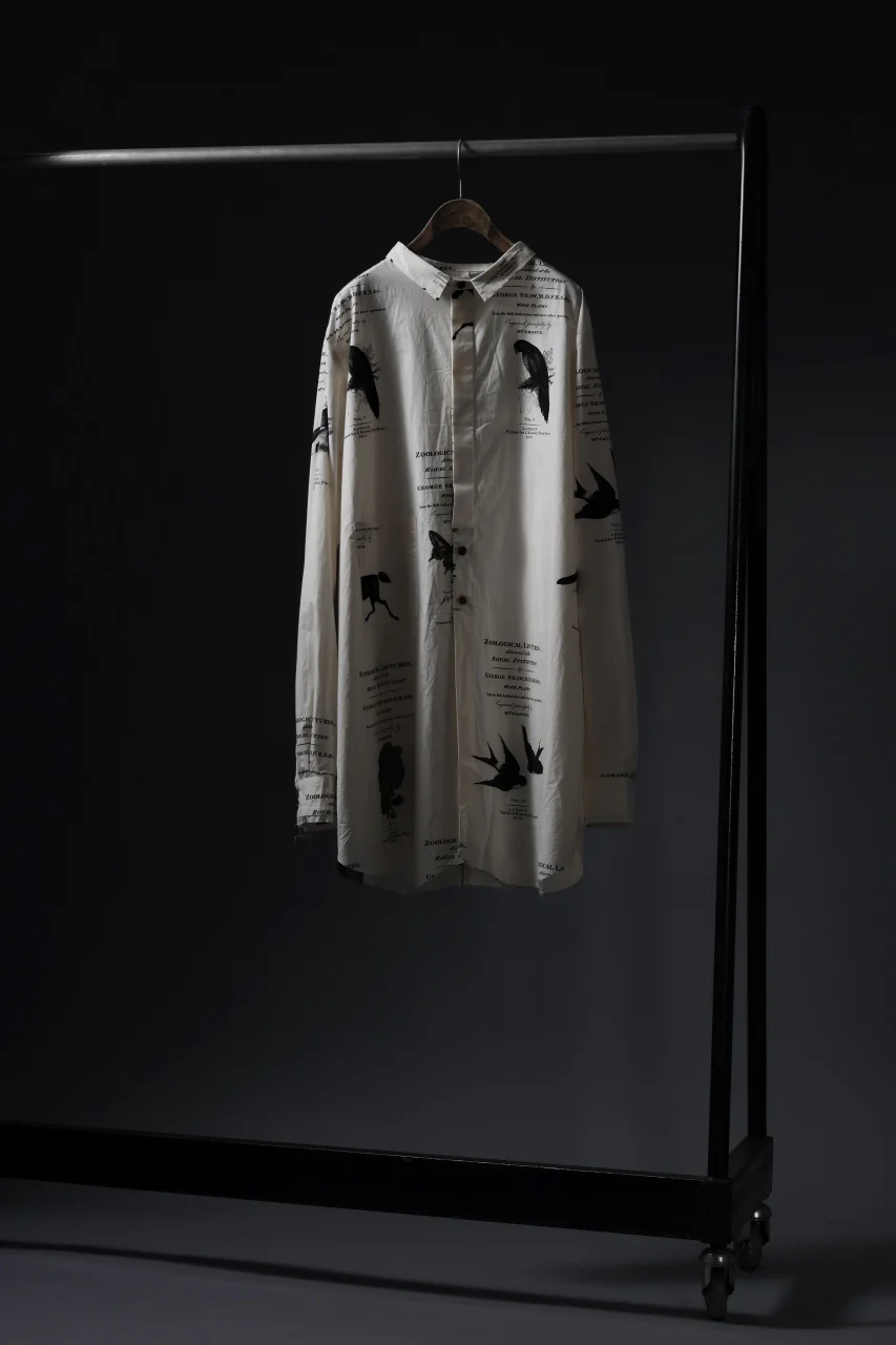 Aleksandr Manamis Short Collar Shirt / Type Writer Cotton (LECTURES) - Image 22