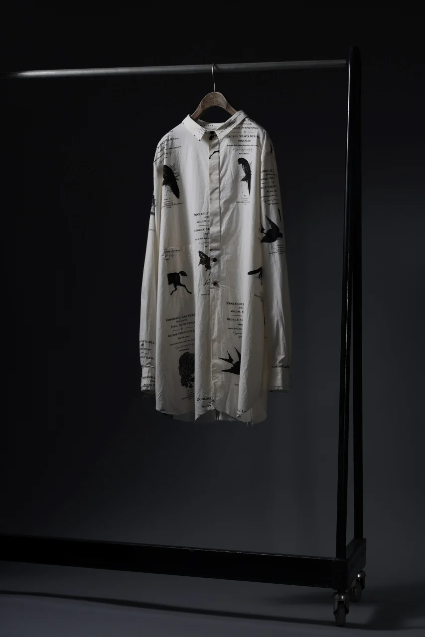 Aleksandr Manamis Short Collar Shirt / Type Writer Cotton (LECTURES) - Image 23
