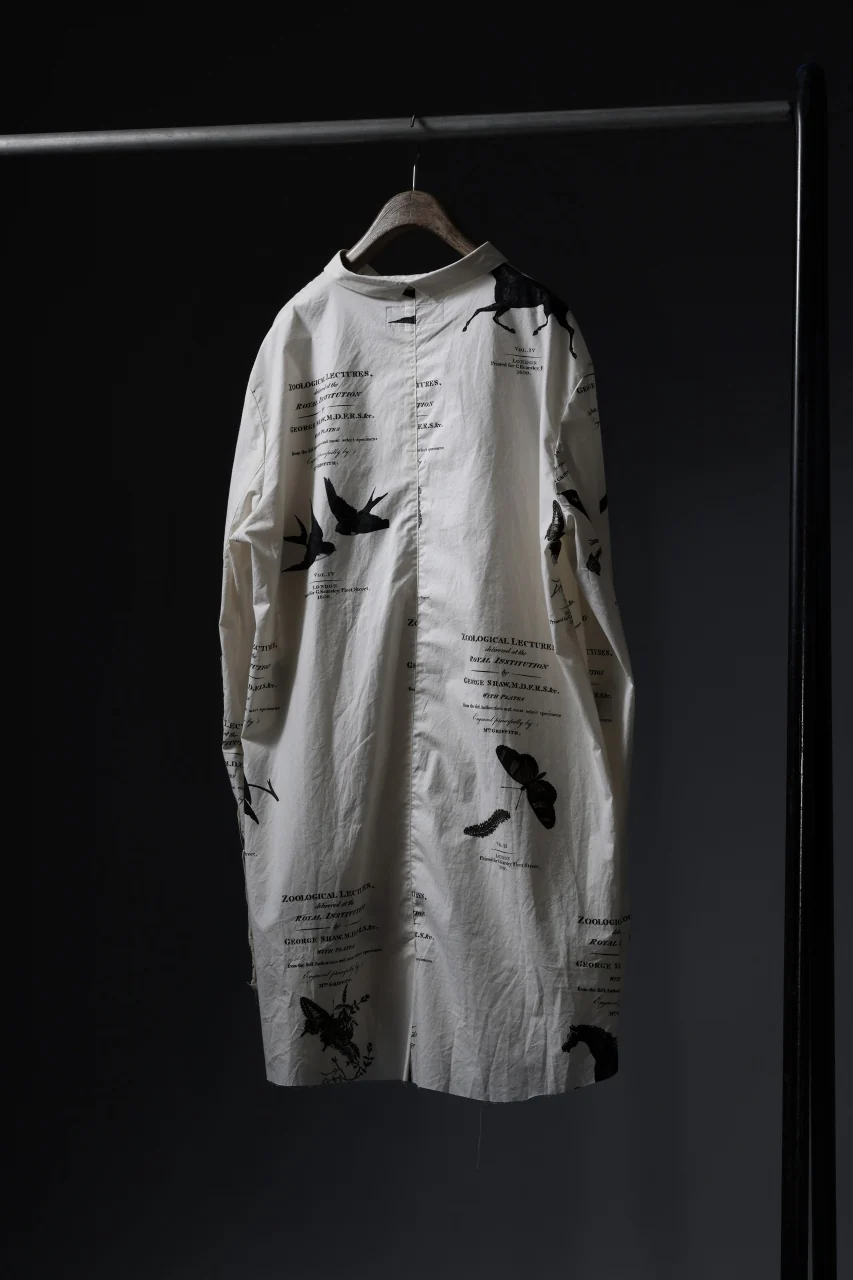 Aleksandr Manamis Short Collar Shirt / Type Writer Cotton (LECTURES) - Image 26